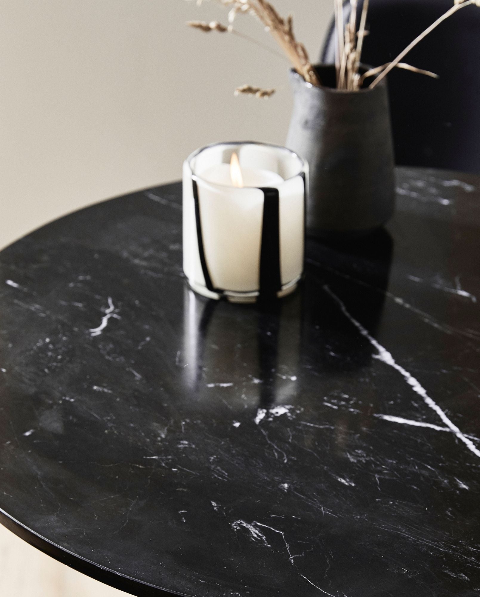 Nordal A/S ERIE cafe table - black marble top
