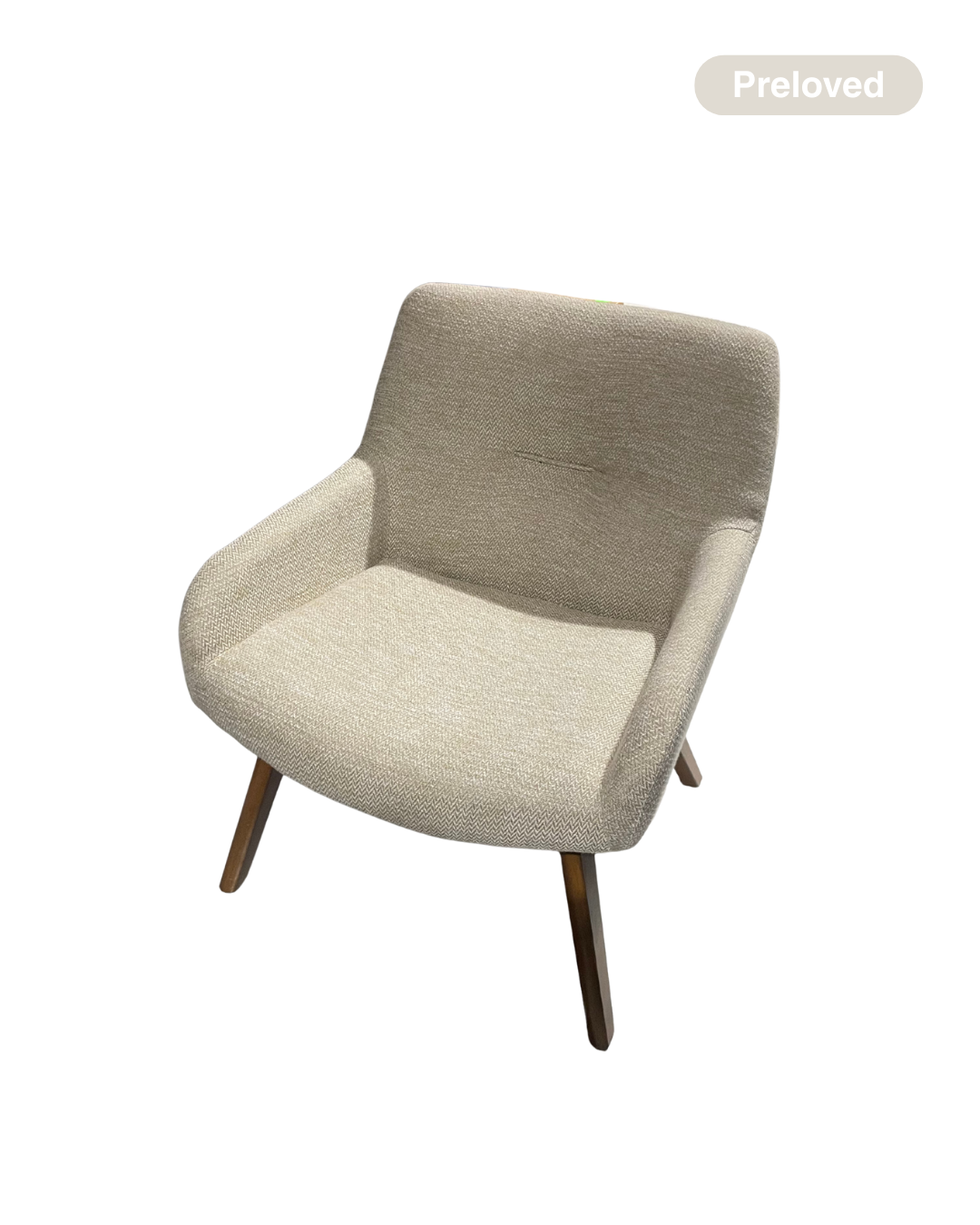 London Lænestol Sand - Udstillingsmodel