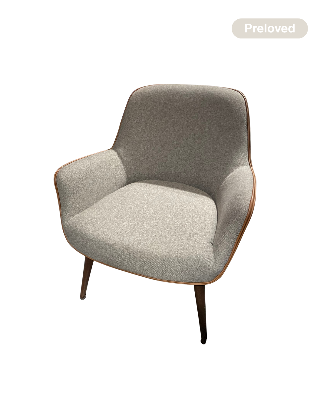 SofaCompany Oscar lænestol gråmeleret - Udstillingsmodel