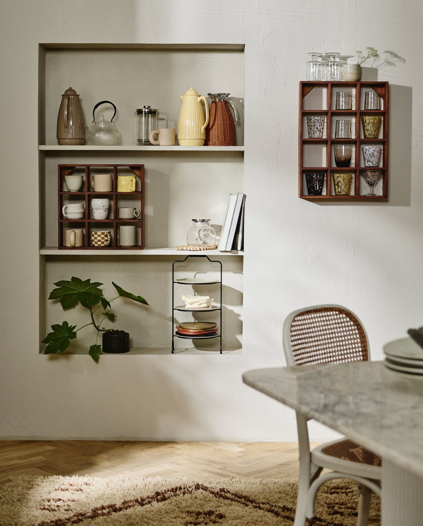 Nordal A/S OSSA cup shelf, S - nature